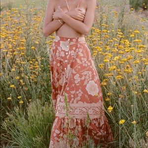 SPELL & the gypsy SLOAN MAXI SKIRT Ochre